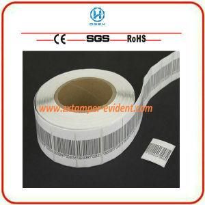 Security Tamper Proof Printing Bar Code Label Zx14A