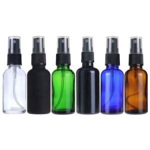 5ml 10ml 15ml 20ml 30ml 50ml 100ml Cobalt Blue Glass Spray Bottles with Black Fine Mist Sprayer for Essential Oils Aromatherapy