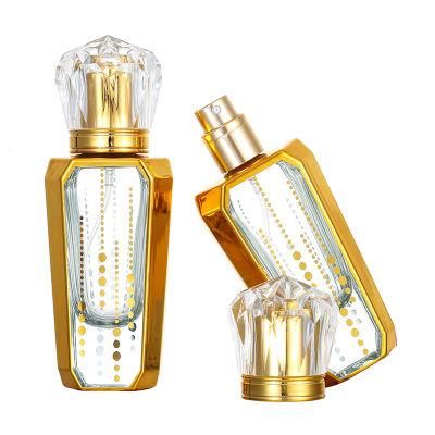 Golden Paint 30ml Spray Glass Bottle Crystal Perfume Bottle