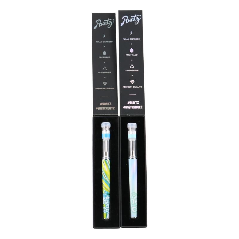 Slim Pen Runtz Disposable Vape Pen 0.8/1.0 Ml Empty Pod Rechargeable Cartridge Wholesale E Cigarette Ceramic Coil