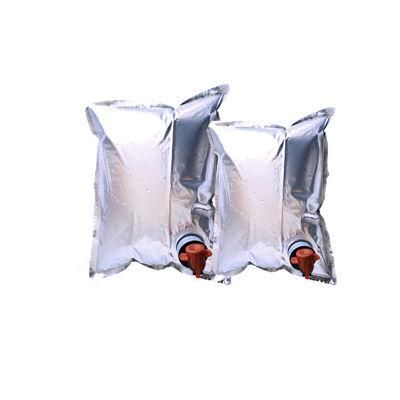 Silver Red Wine Bag Aluminium Foil Plastic Bib for Beverage Liquid