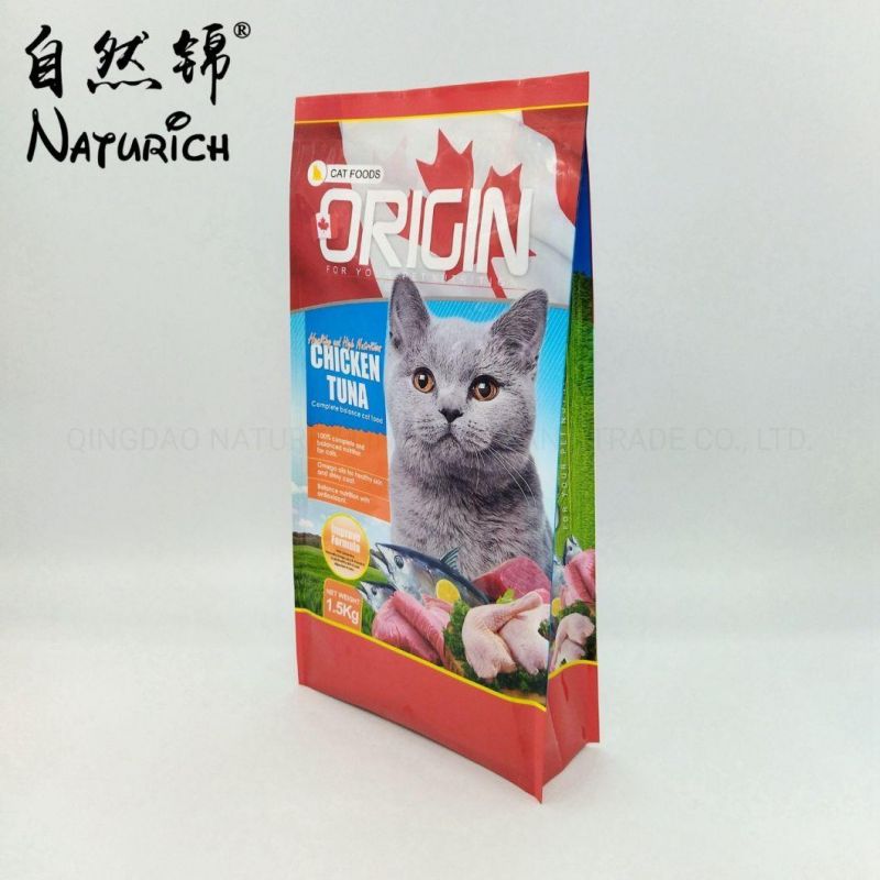 1.5kg Cat Food Packing Bag Plastic Packing Pouch Feed Bags