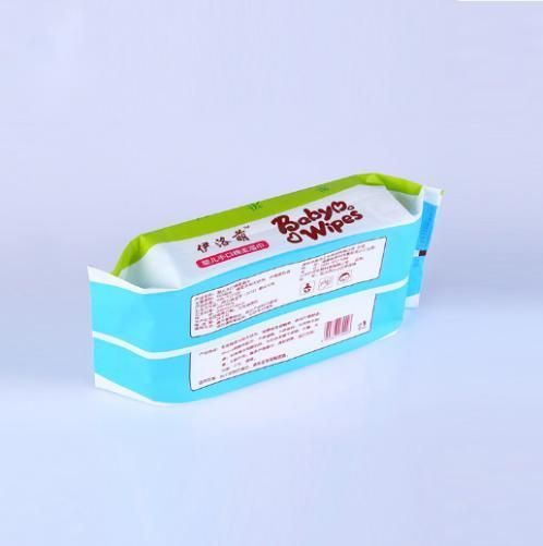 Custom-Made Pinted Baby Wipes Bag Removable Organ Bag with Lid Soft Wet Wipes Composite Transparent Plastic Bag