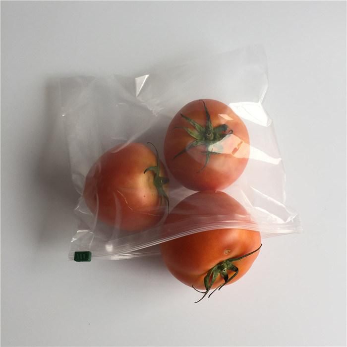 Reusable Food Fresh Keeping Plastic Slider Zip Top Bag