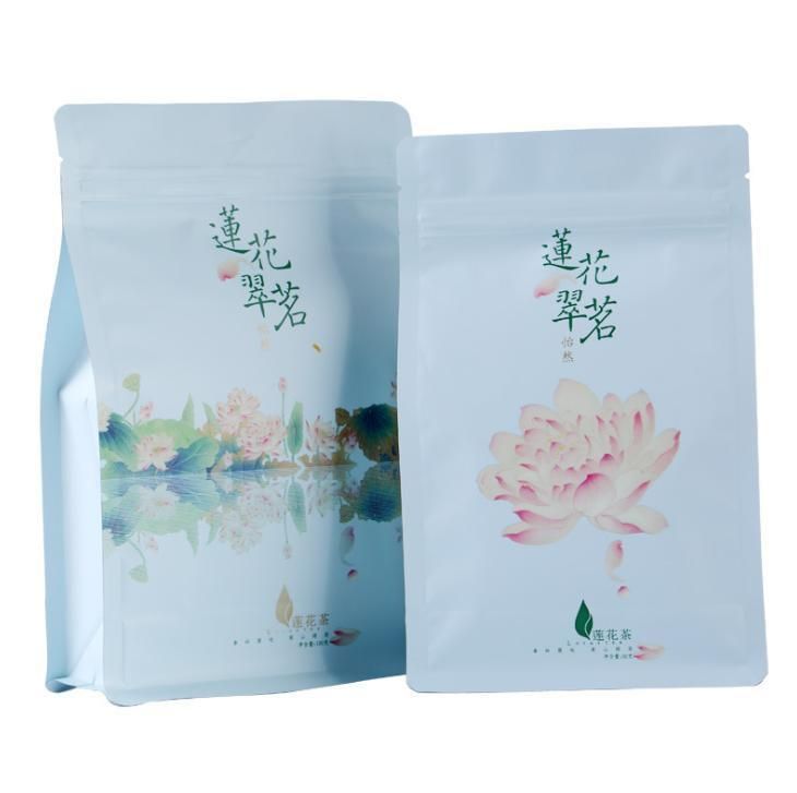 Tea Plastic Food Packaging Bag with Side Gusset