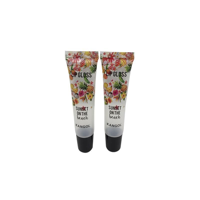 Transparent Lipstick Cosmetic Tubes Packaging Lip Gloss Soft Tube