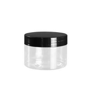 120ml Plastic Pet Jar with Black Screw Cap