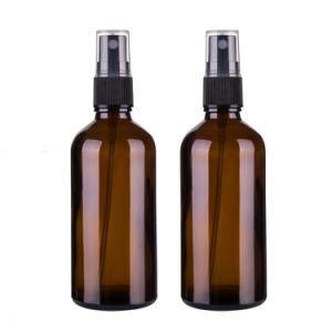 High Quality 5ml 10ml 15ml 20ml 30ml 50ml 100ml Continuous Spray Bottle Fine Mist Sprayer Cosmetic Packaging Amber Glass Bottle