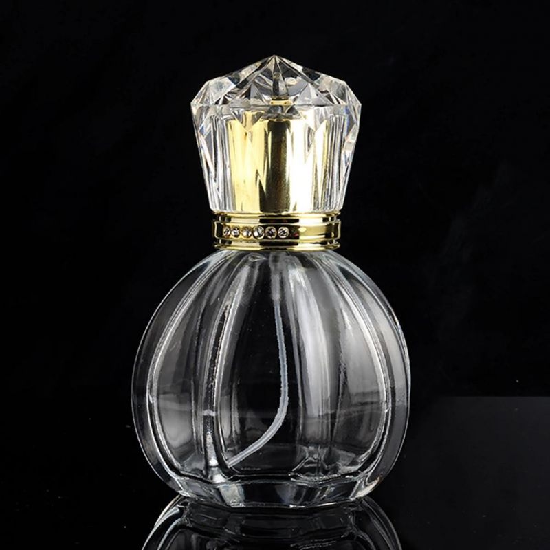 50ml Portable Clear Travel Refillable Atomizer Spray Perfume Glass Empty Bottle Portable Transparent Compact Size Refillable