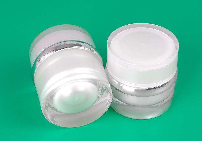 30g 50g 30ml 50ml 80ml 100ml Elegant Plastic Empty Cream Jar and Lotion Bottle Set Skin Care Packaging