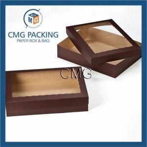Half Sheet Cake Box Paper Packaging Box with Window