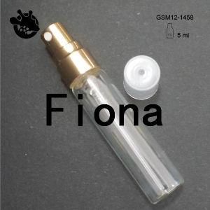 Clear Empty Refillable 5ml Spray Glass Bottle