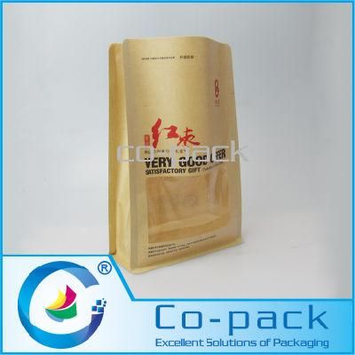 Paper PE Laminated Bag with Window for Date Packaging