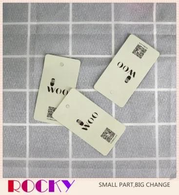 Paper Printing Logo Tag Eco Friendly Custom Size Label Hangtag for Cloth