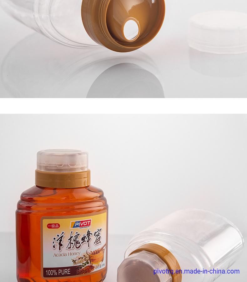 1000g 500g 360ml 720ml Plastic Pet Honey Syrup Beverage Jam Bottle