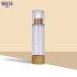 Biodegradable Bamboo Empty Plastic Bottles Airless Pump Lotion Bottle 100ml