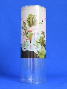 Perfume Lotion Shampoo Gel Packaging Cylinder Transparent PVC Plastic Box