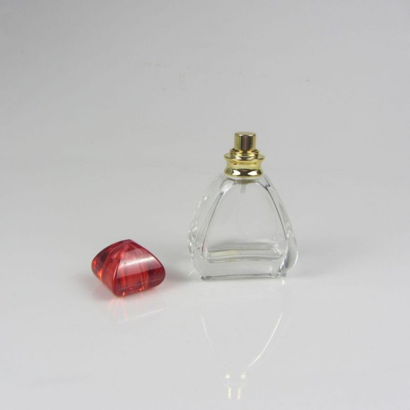 Custom Classic Refill Decant Perfume Flat Glass Bottles 50ml