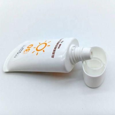 Empty Flat Flexible Plastic Tube for Sunscreen Packaging Tubes