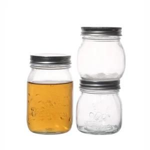150ml 300ml 500ml Glass Jars High Quality Metal Lids Storage Food Glass Jar Manufacturers