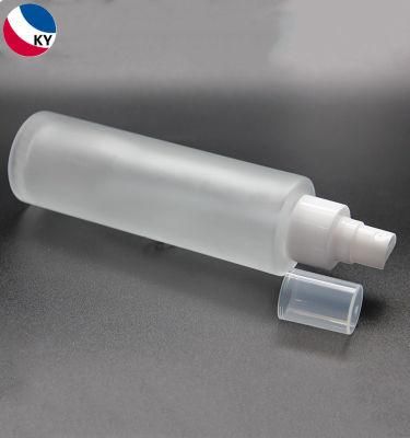 100ml Glass Frosted Cosmetic Spray Pump Bottle