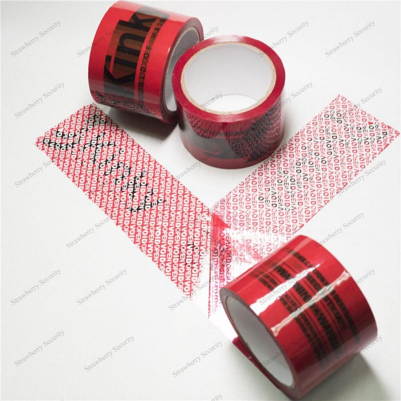 Void Open Sealing Anti Theft Tamper Proof Security Tape