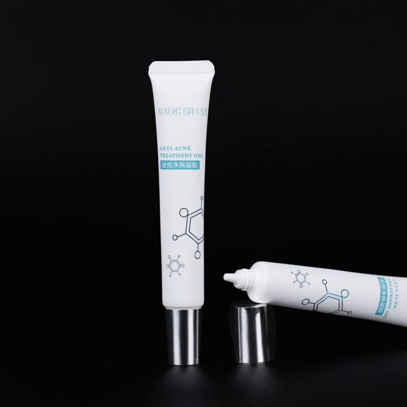 Empty Clear Plastic Tube Flip Top Cap, Eye Cream Face Wash Cream Soft Tubes Packaging for Cosmetics Packaging