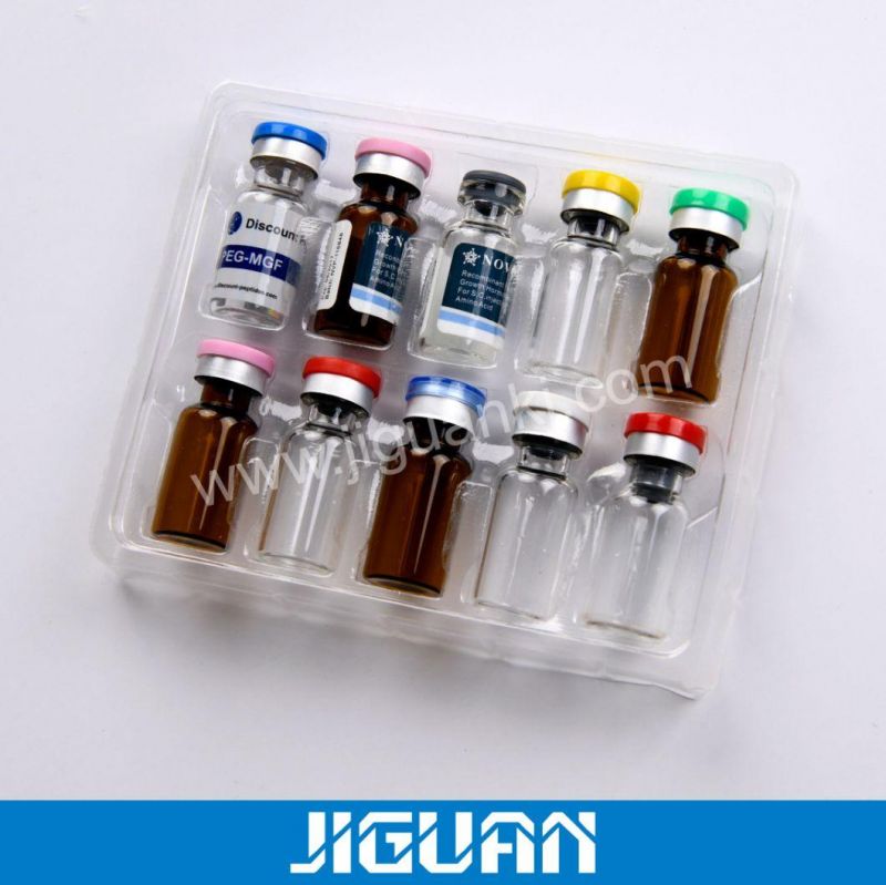 Customized 6 or 12 Hole Vial Blister Packaging Plastic Tray