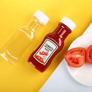 Supply Food Grade Pet Plastic Squeeze Sauce Bottle for Packing Ketchup Sauce