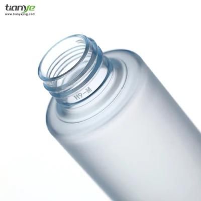 150ml Cylinder with Flat Shoulder Lotion/Toner/Glass Like /Pump Pet Bottle