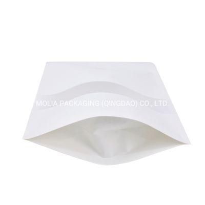Degradable Food Grade Rice Paper Stand up Sealing Bag with Window Packaigng Bag