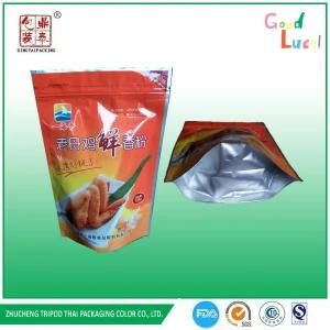 Silver Material Doypack Resealable Bag for Seasoning