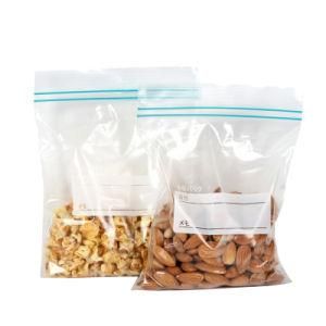 Factory Resealable Ziplock Food Storage Bags Double Zipper Freezer Bag with Custom Logo
