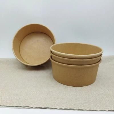 Eco-Friendly Disposable Paper Salad Bowl Salad Container Take out Container