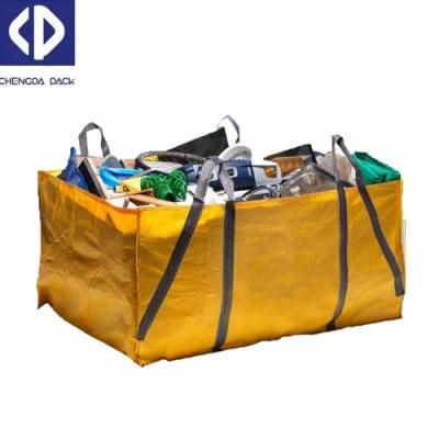 1000kgs 1200kgs Skip Bulk Bag/Heavy Duty PP Bagss for Construction Use