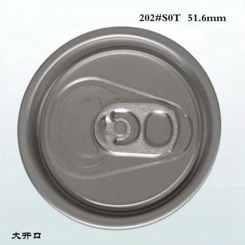 202# and 206# Easy Open Aluminium Can Lid for Ring-Pull Can