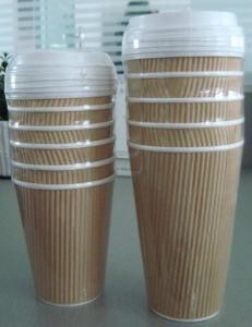 Three Layers Drinking Corrugated Paper Cup, Disposable