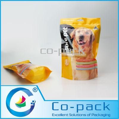Stand up Plastic Bag for Dog Food Packaging