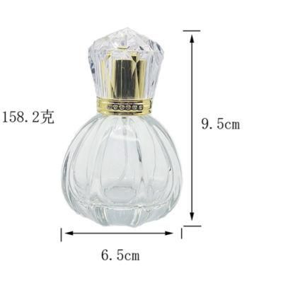 Luxury Glass Perfume Bottle 50ml 100ml Cosmetic Bottle of Perfume for Women Lady