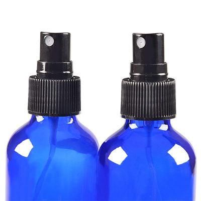 120ml Blue Boston Glass Lotion Pump Bottle