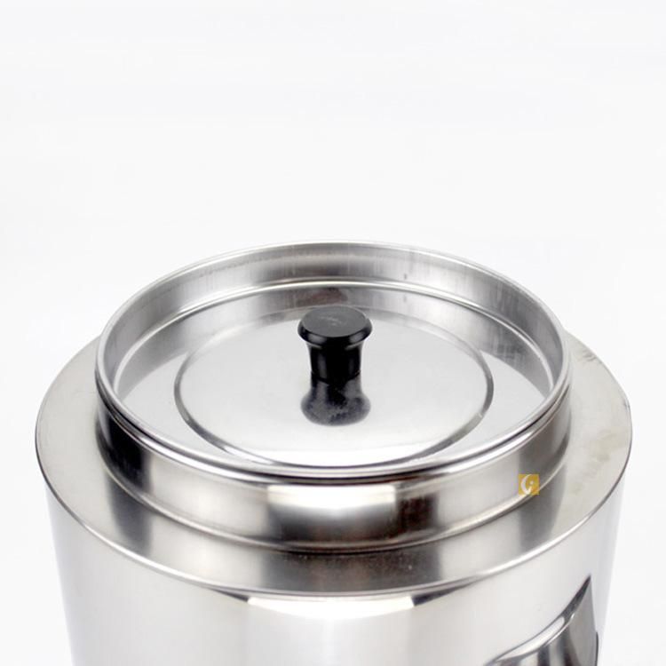 High Quality Hot Sale Tea Tin Can with Inner Lid 410 Stainless Steel Tea Caddy