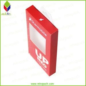 Custom Color Paper Electronic Product Gift Packaging Box with Hanger