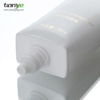 80 Ml White Square Swivel to Open Plastic Packaging Tube