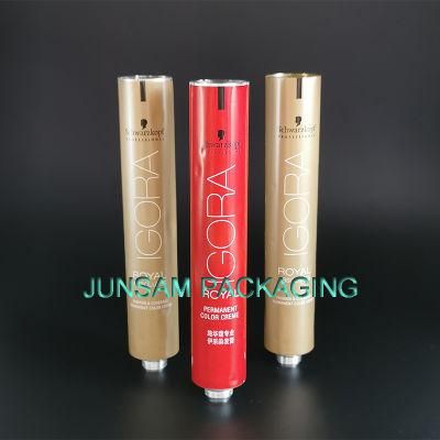 Recyclable Packaging Offset Printing Aluminum Collapsible Squeezable Tube Cosmetic Twist Cap Flip China Manufacturing