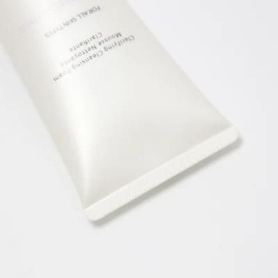 Wholesale 100ml Squeeze Facial Cleanser Cosmetic Packaging Plastic Soft Tube Hand Cream Tube