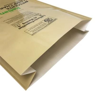 10kg 15kg 20lbs Hot Sale Hardwood Lump Charcoal Packaging Paper Bag BBQ 3kg 5kg Coal Briquettes Packaging Sack