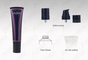 D35mm D35mm Strong Pearled Purple Airless Pump Tube for Cosmetic Plastic Tube Wholesale