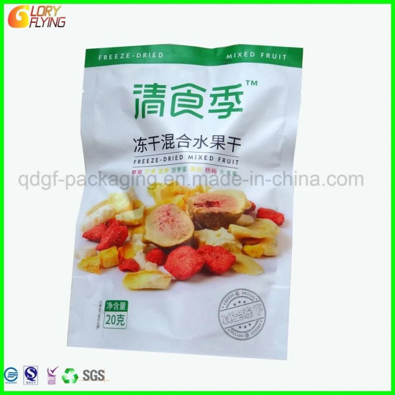 Food Packaging Plastic Bag with Zipper for Packing Berry Fruits/Standing Bag