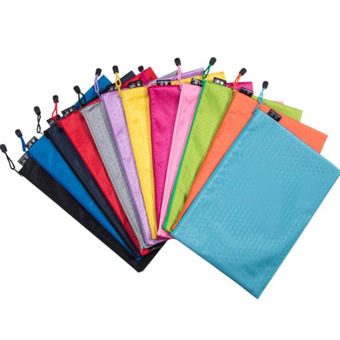 Wholesale Promotional Conference Bags, Zip Document Bags Zippered File Bags, A4 Size