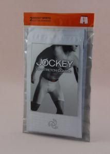 Underwear Packaging Zipper Lock Bag Laminated Poly Film Material
